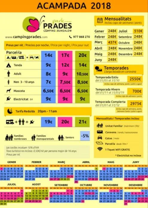 Camping Prades en Prades, Tarragona, Tarragona - imagen 3
