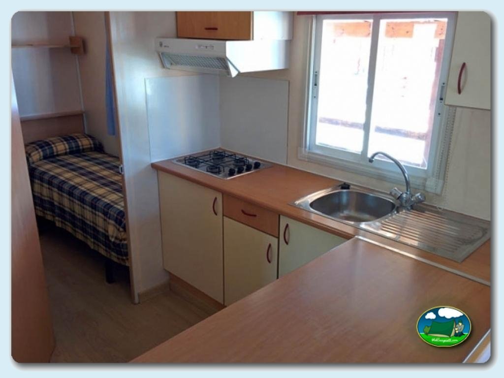 Camping Trillas Platja Tamarit foto de Mobil home "Eva" 6P