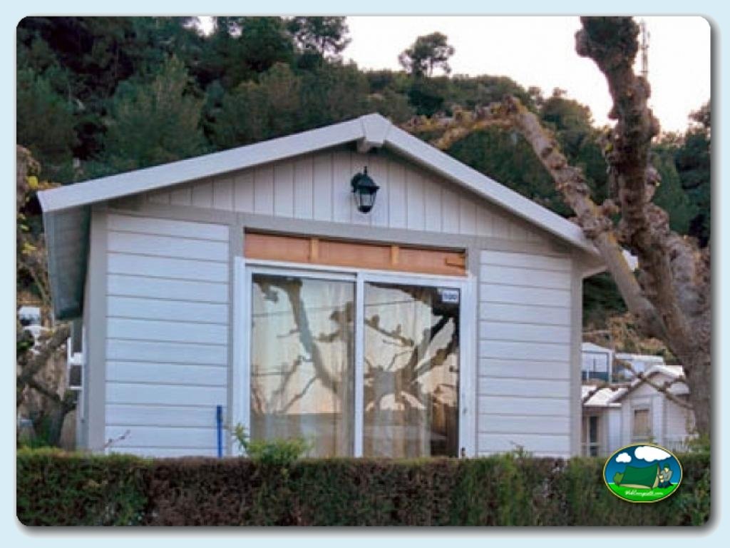 Camping Trillas Platja Tamarit foto de Mobil home "Garb&iacute;" 2P