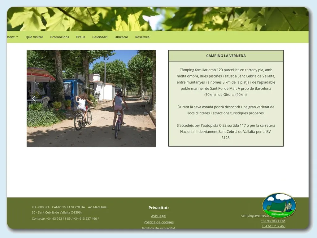 Camping La Verneda en Sant Cebria de Vallalta, Barcelona - imagen 5