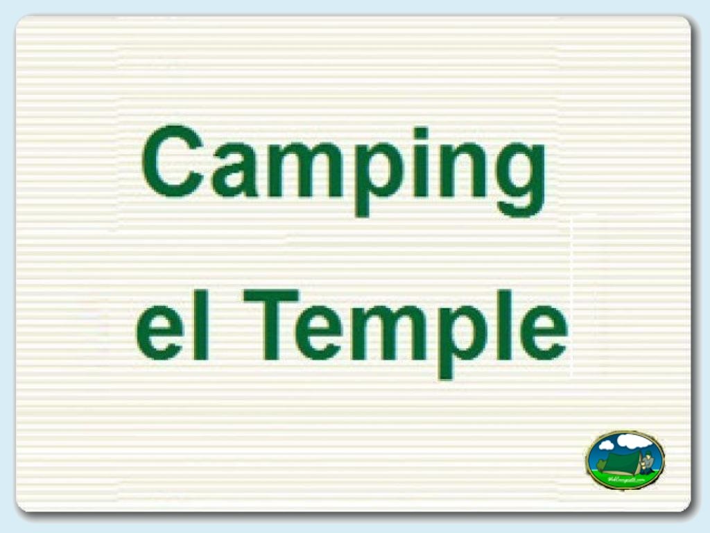Camping El Temple en El Temple