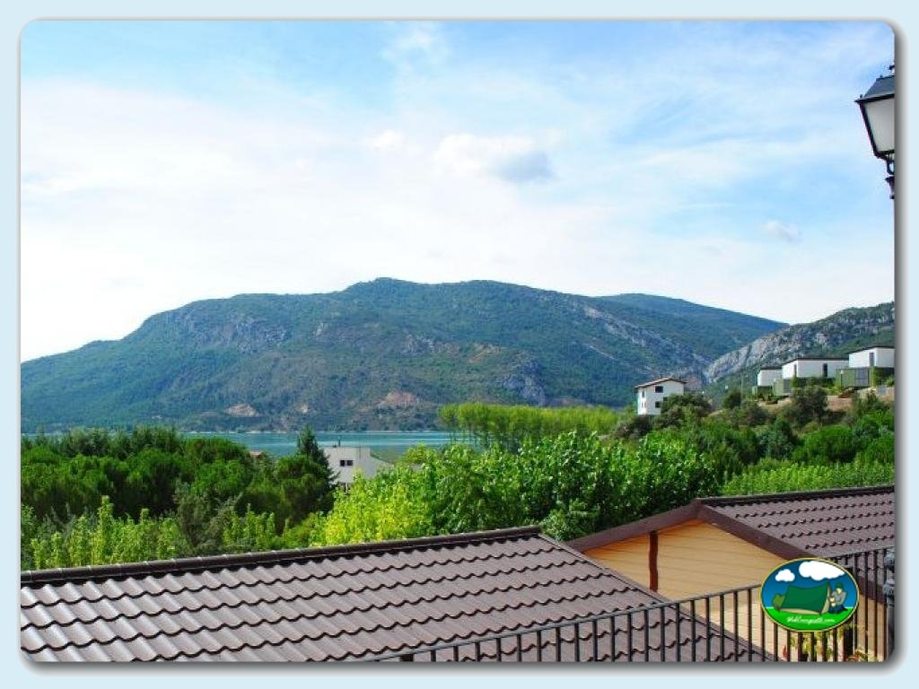 Mobilhome Carbonero en Camping Lago Barasona, Huesca, España