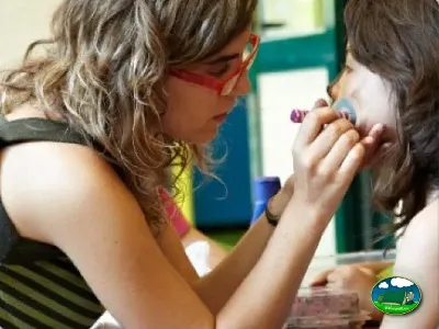 Parque infantil actividades del Camping El Solsonés, Solsona (Lleida)