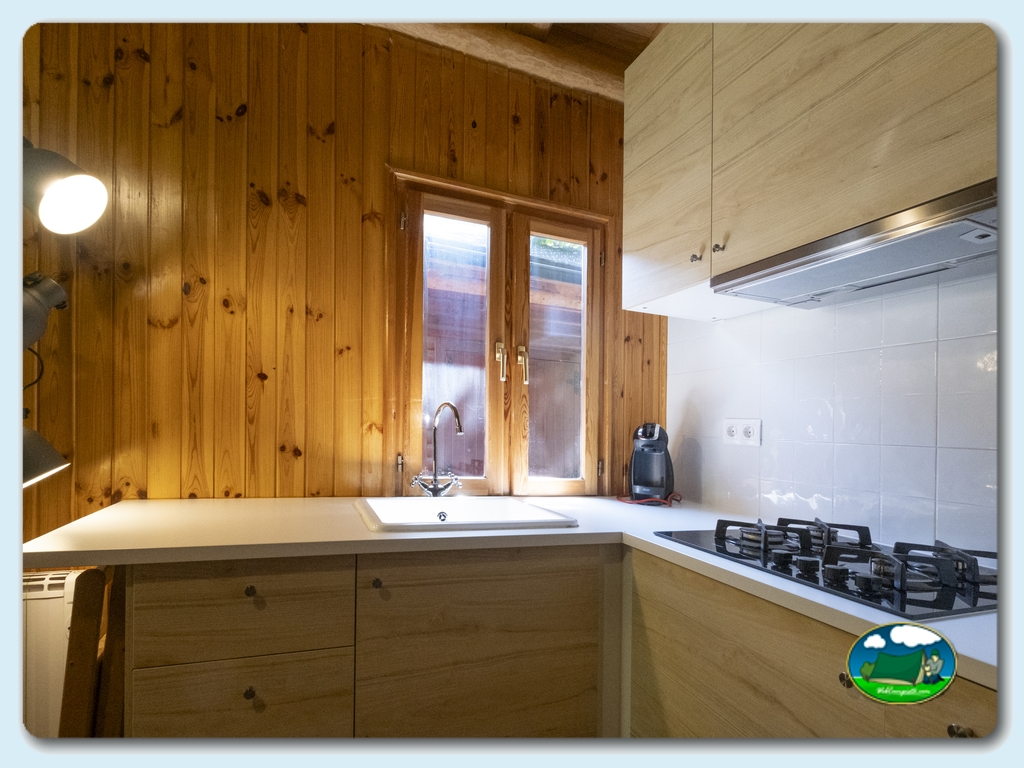 Bungalow Lux Extra en Camping La Borda del Pubill, Lleida, España