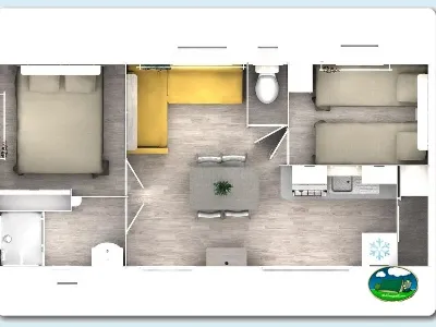 Plano del recinto del Camping Lloret Blau, Lloret de Mar (Girona)