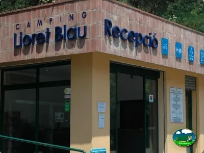 Recepción del Camping Lloret Blau, Lloret de Mar (Girona)