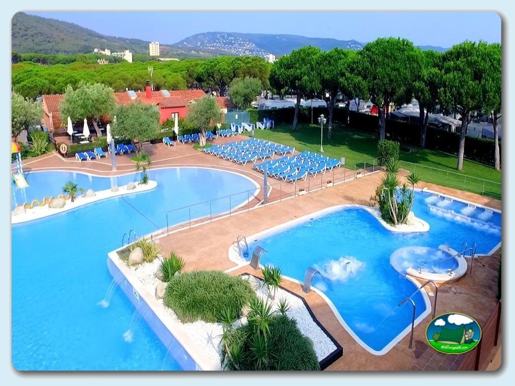 Piscinas en Camping Eurocamping, Girona, España
