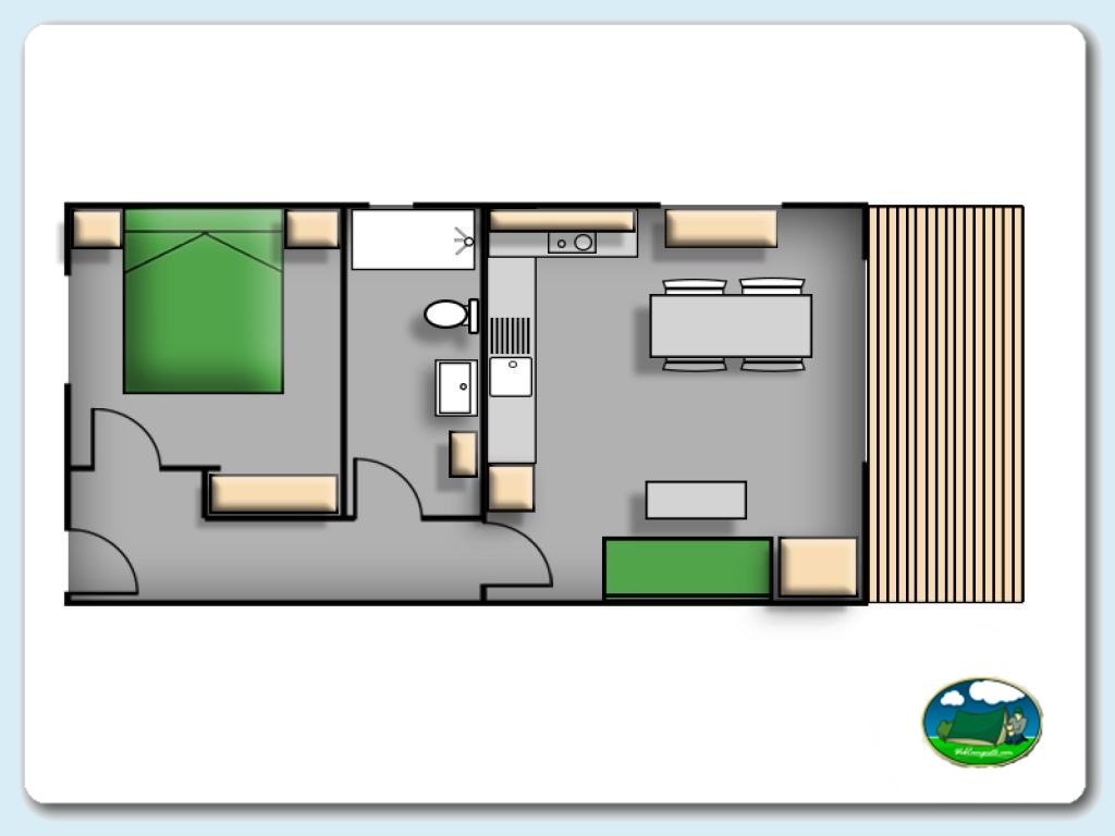 L'Amfora foto de Apartamento Lodge Camping