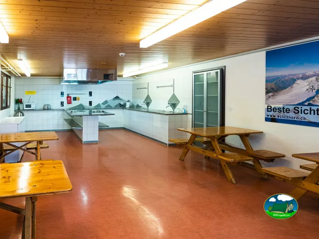 Cocina comunitaria de Camping Jungfrau, Lauterbrunnen
