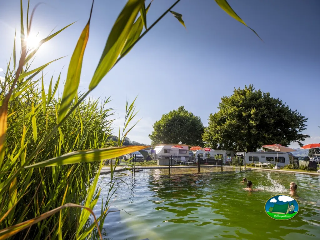 Estanque natural de baño de Camping Stuhlegg, Krattigen