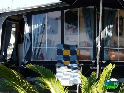 Mobil-home con terraza del Camping Lo Monte, Pilar de la Horadada (Alicante)