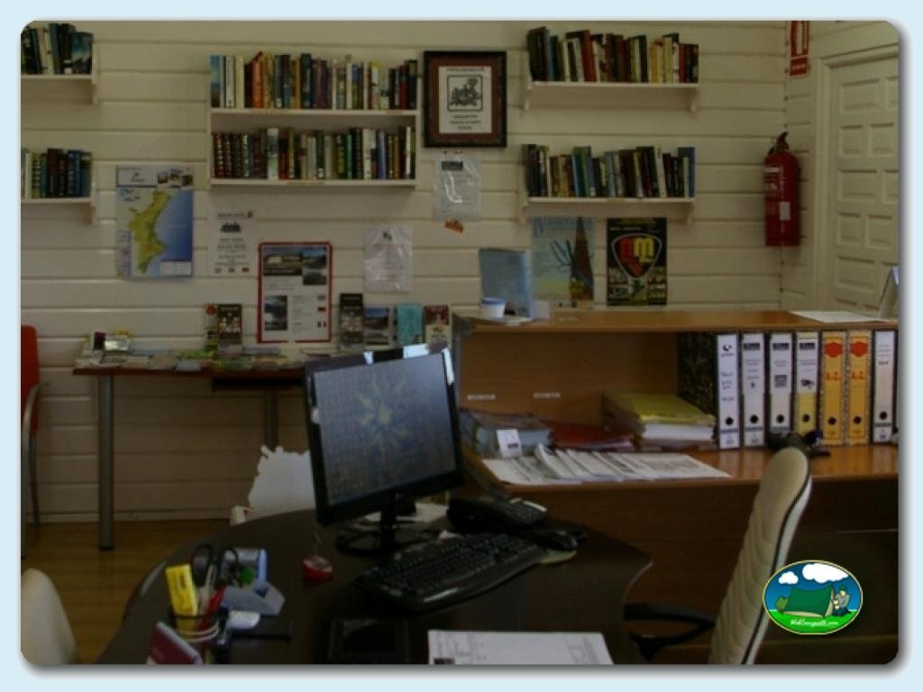 Recepci&oacute;n en Camping Lo Monte, Alicante, España