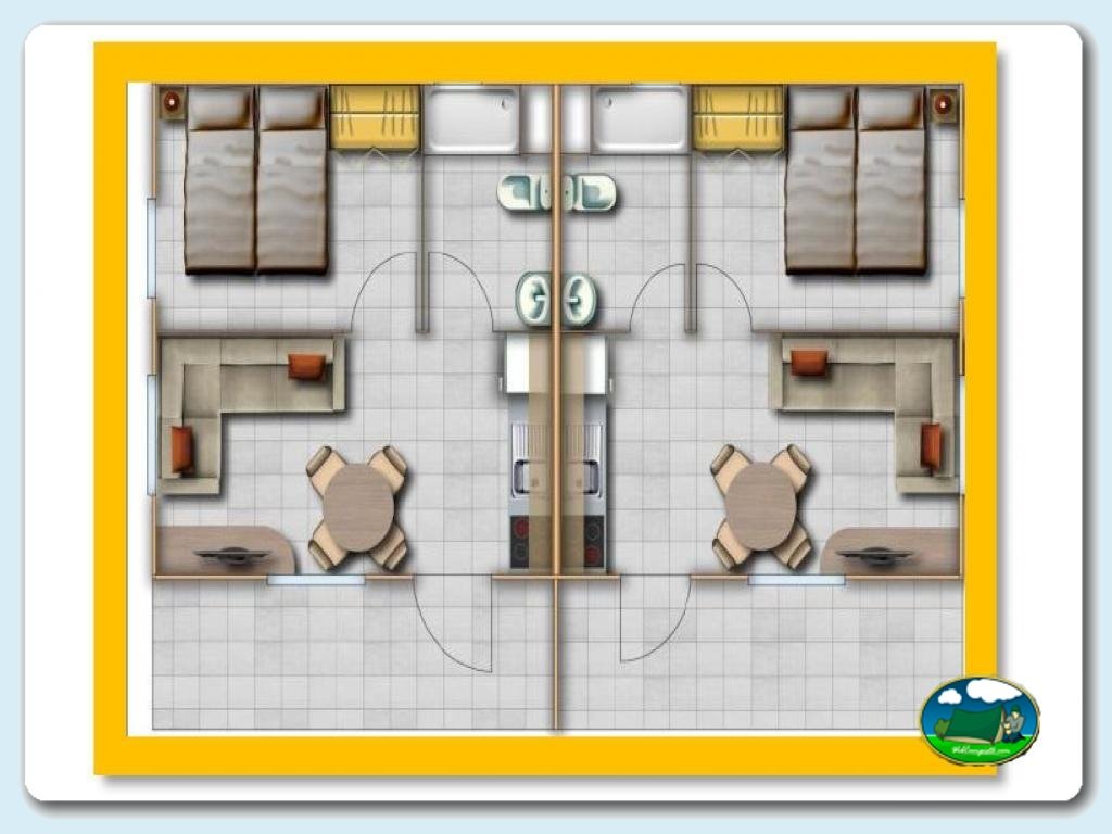 Bungalow&nbsp;Adosado&nbsp;(adaptados para discapacitados) en Camping Zumaia, Gipuzkoa, España