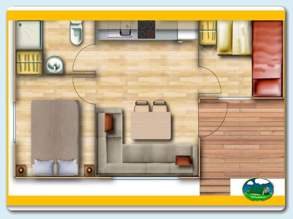 Mobile Home Zumaia Confort en Camping Zumaia, Gipuzkoa, España