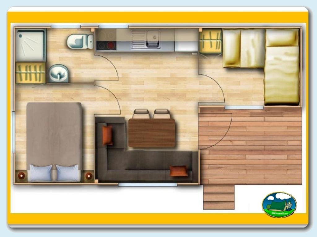 Mobil Home Zumaia Plus en Camping Zumaia, Gipuzkoa, España