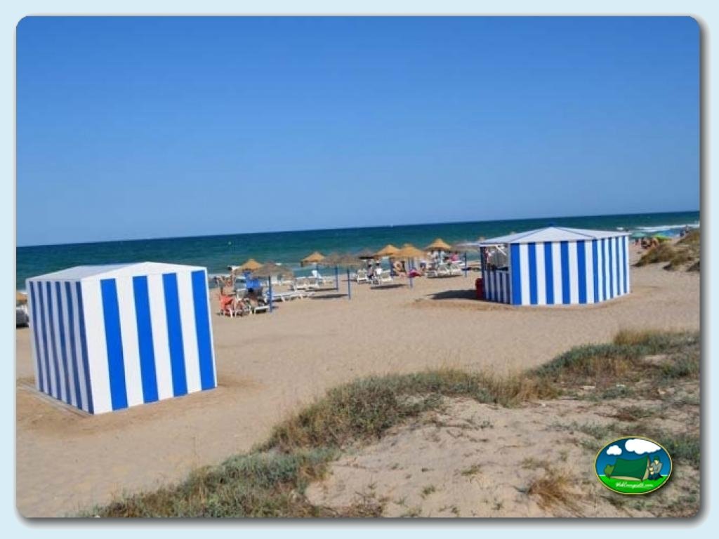 Camping Valencia El Saler foto de Playa