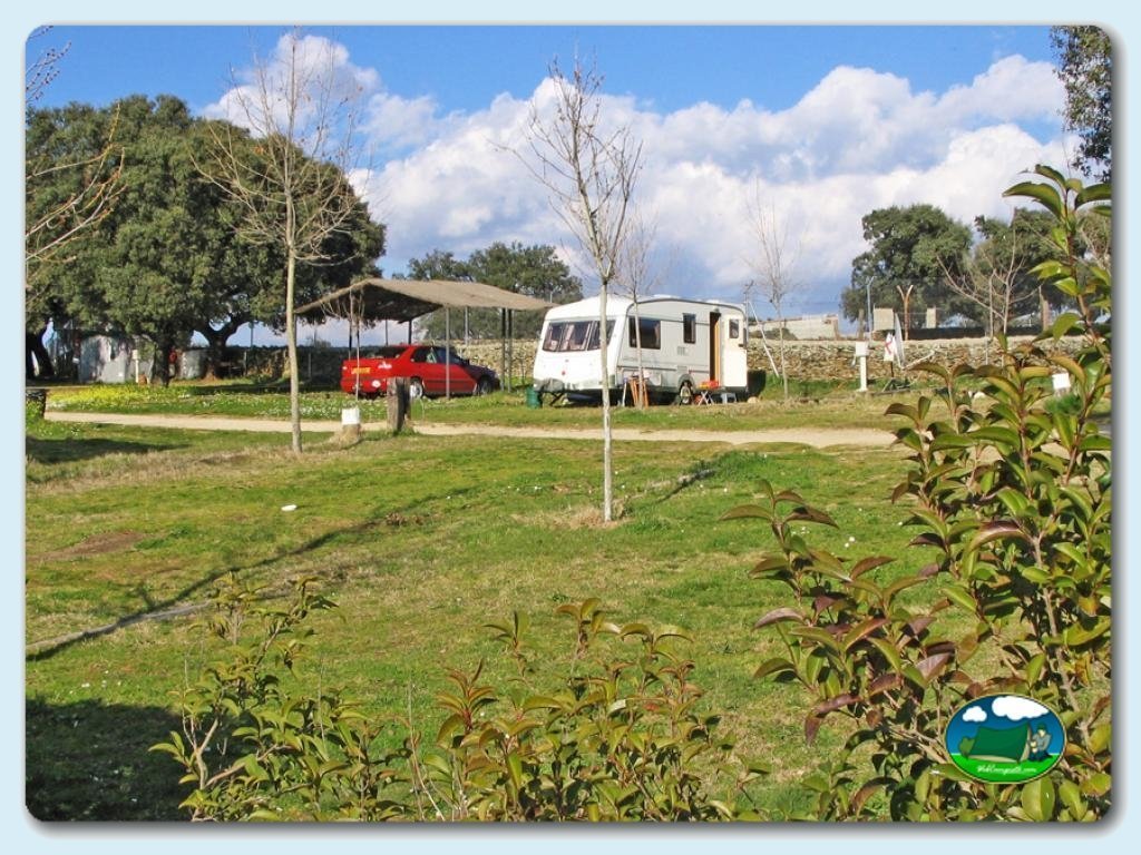 Camping  Monfrague foto de Parcelas