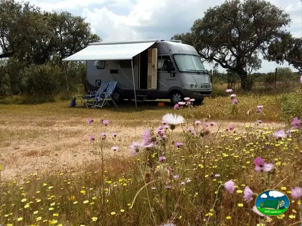 Mobil-home en parcela natural con flores silvestres del Camping Bubulcus Bolotas Camping, Arraiolos (Évora)