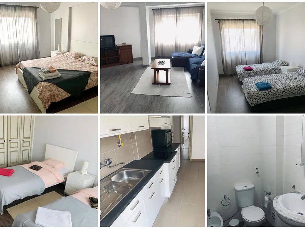 Mobil-home con dormitorios, cocina y aseos del Camping Parque de Campismo da Berlenga, Peniche (Leiria)