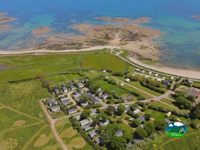 Vista aérea de Camping La Ferme Du Bord De Mer, Gatteville-le-Phare