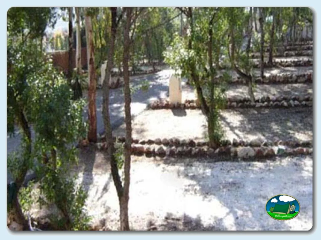Parcela junto al río entre árboles del Camping Monte Parc, Alhaurín de la Torre (Málaga)