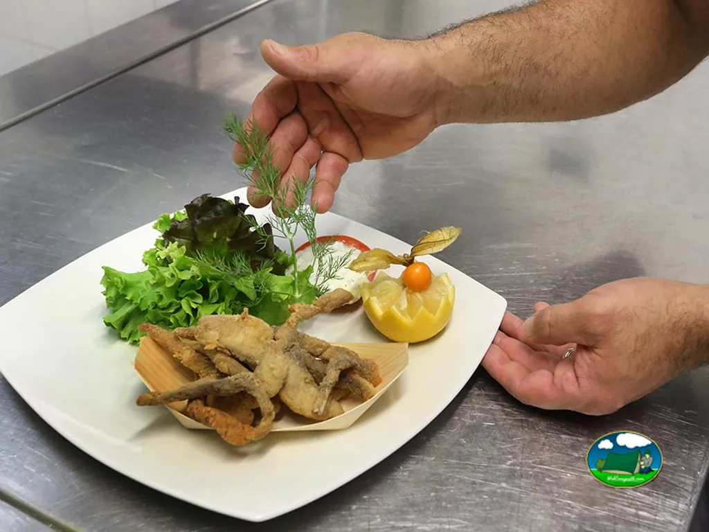 restaurante plato de pescado