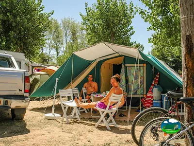 tienda de acampada