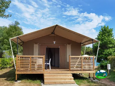 glamping con terraza
