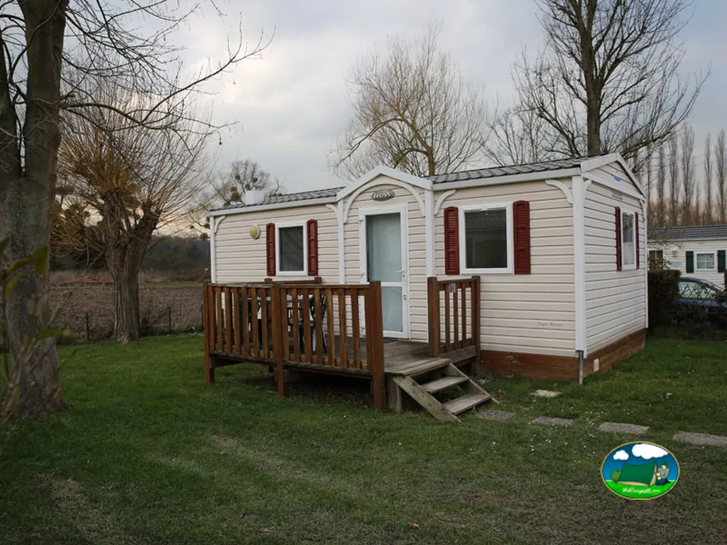 mobil home con terraza