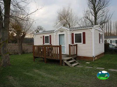 mobil home con terraza