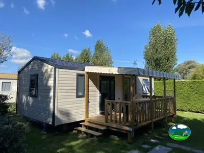 mobil home con terraza