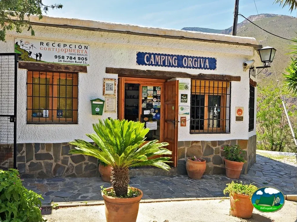 Recepción del Camping Orgiva, Órgiva (Granada)