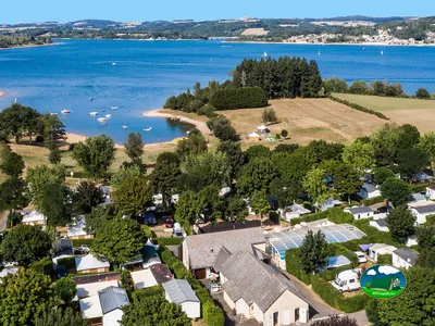 vista aérea junto al lago