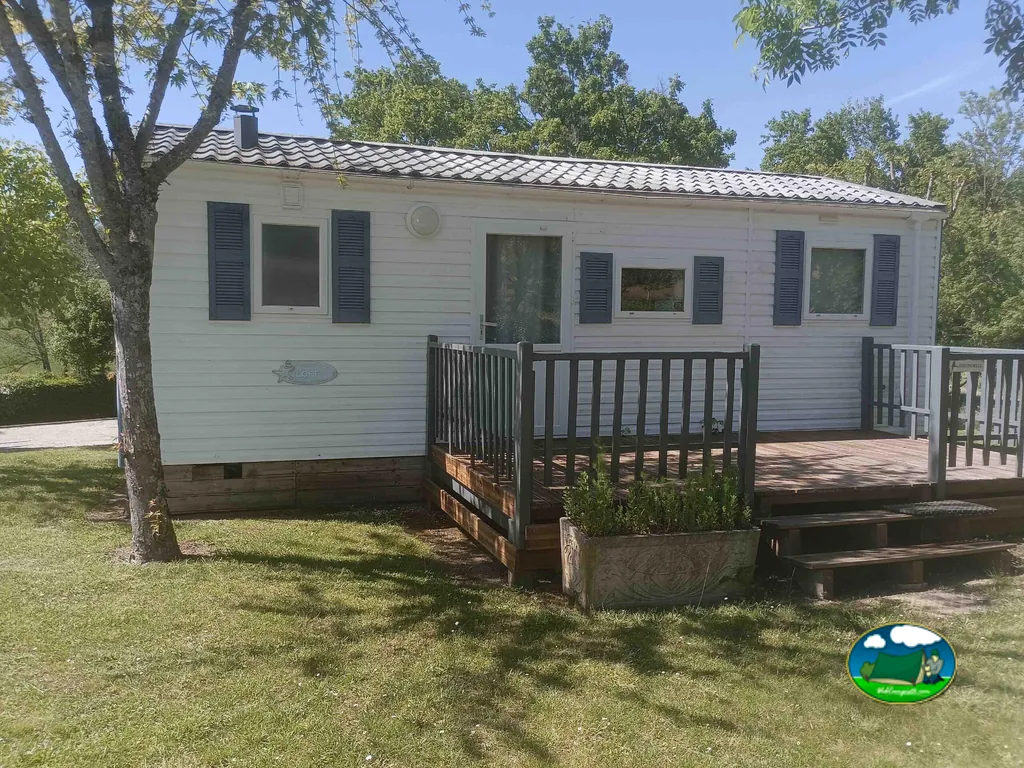 mobil home con terraza