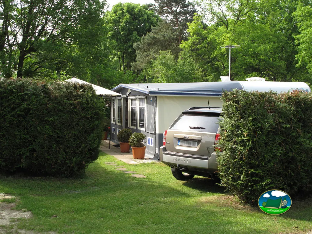 mobil home entre setos