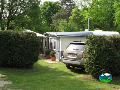 mobil home entre setos