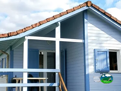 bungalow con terraza
