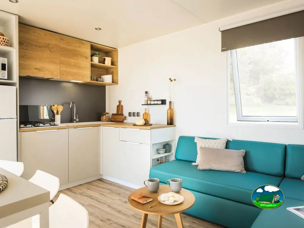 Bungalow con cocina equipada