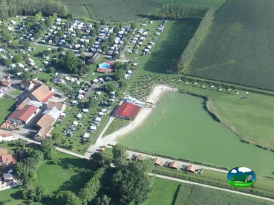 vista aérea junto al lago