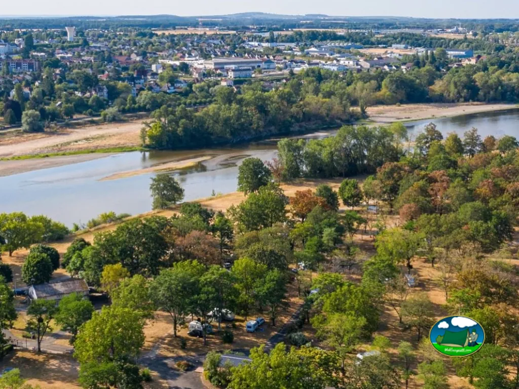 vista aérea junto al río