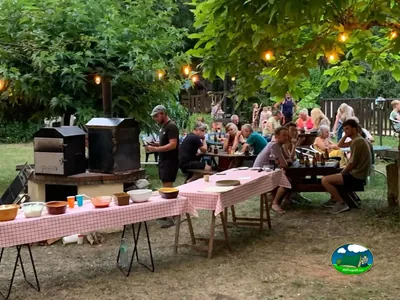 comida al aire libre