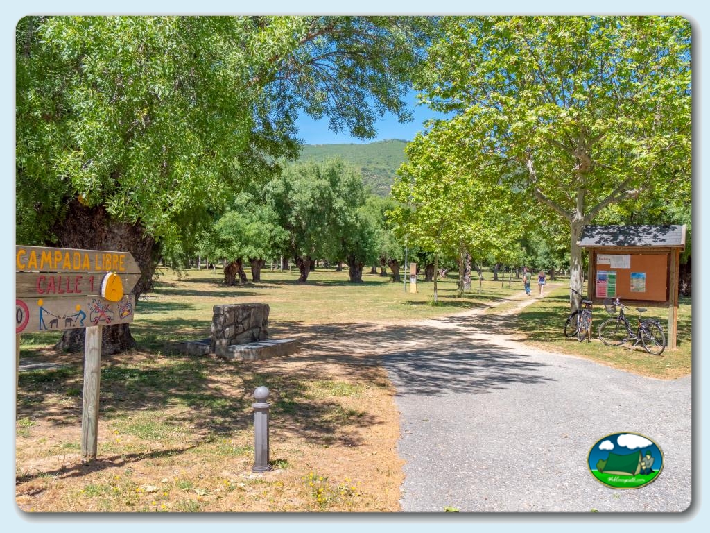 Camping Capfun El Escorial foto de Zona libre