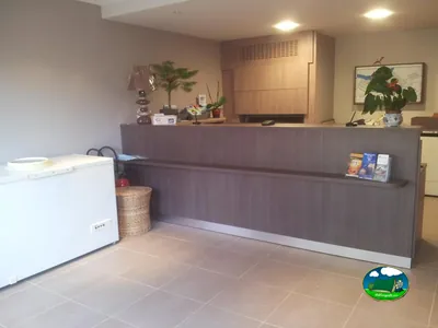 mostrador de recepción