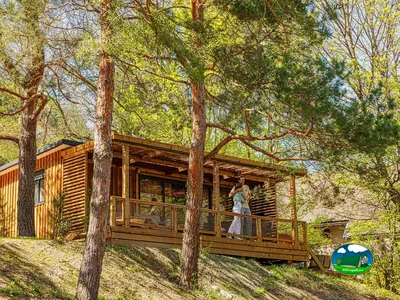 Cabaña entre pinos