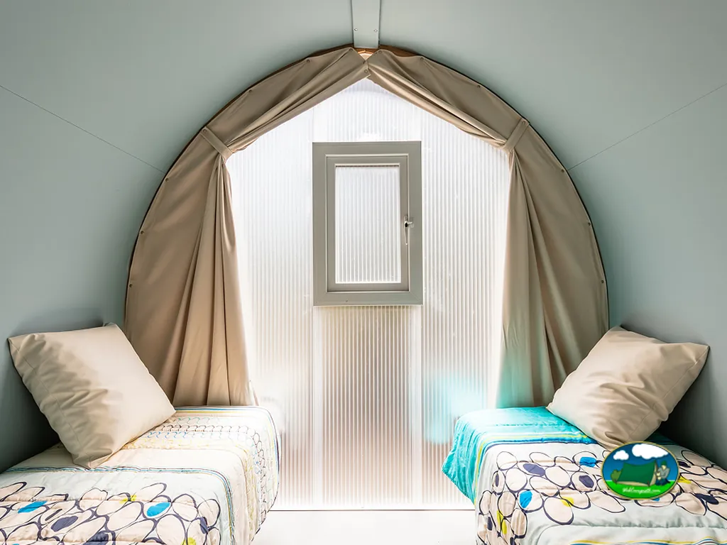 dormitorio de tienda