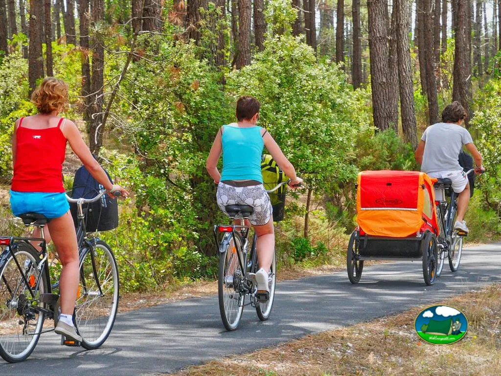 familia en bicicletas