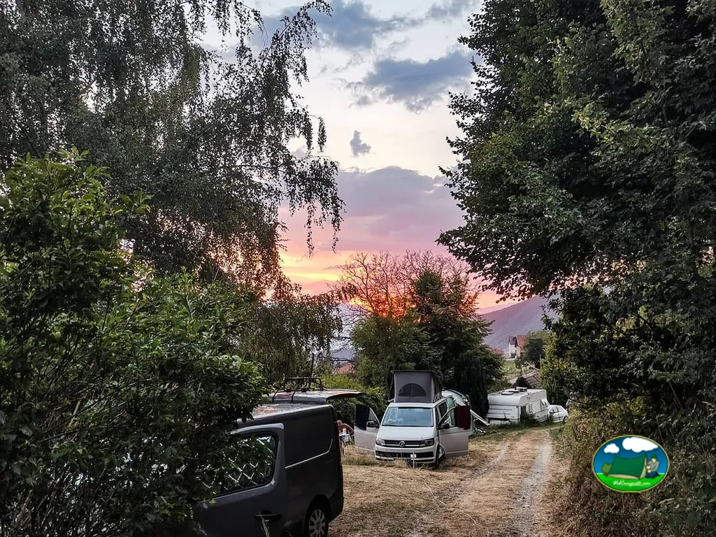 Parcelas al atardecer