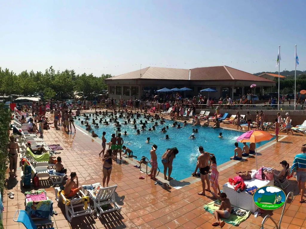 Piscina exterior de Camping Playa Paisaxe II, O Grove