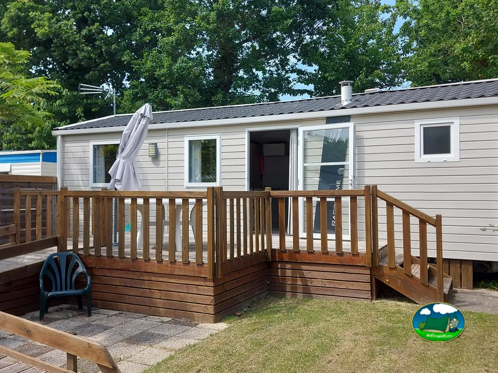 Casa móvil con terraza amplia