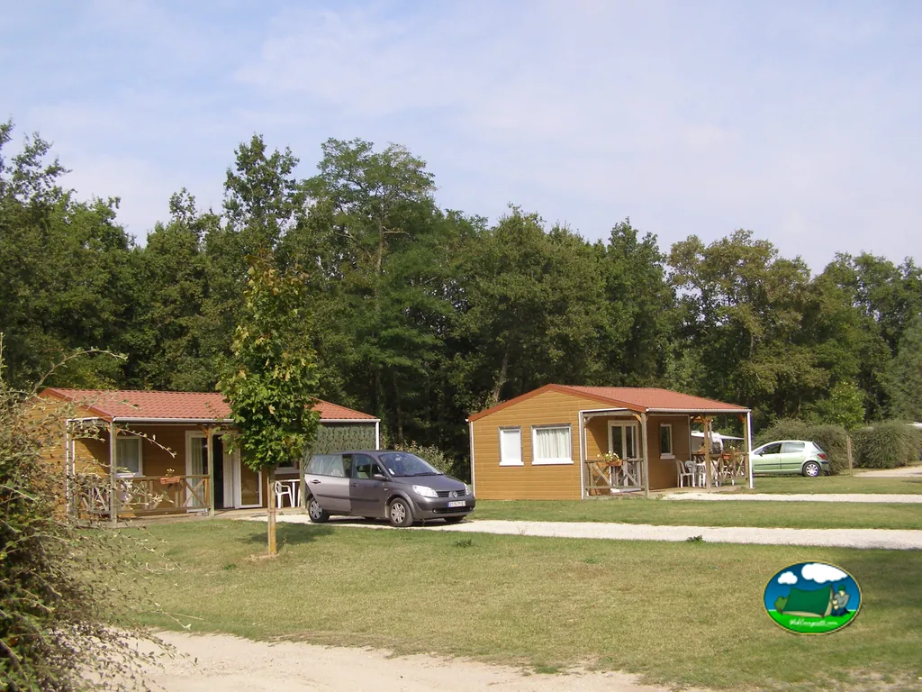 casas móviles entre pinos